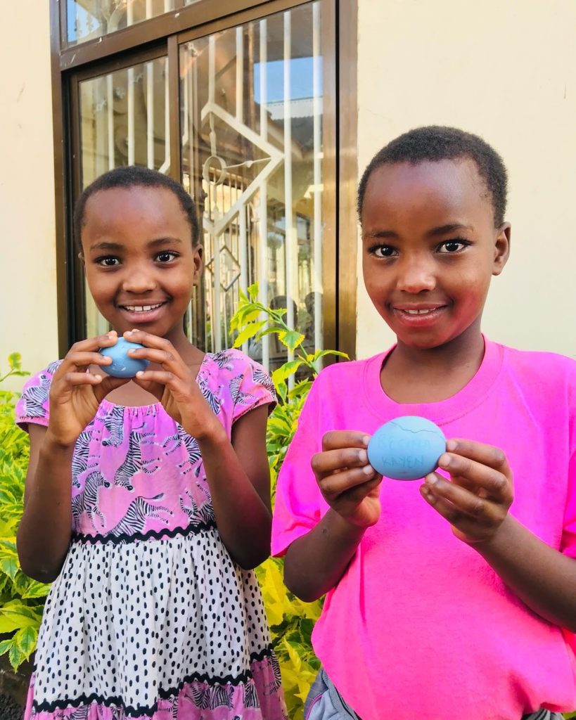 MGRC girls decorating Easter eggs