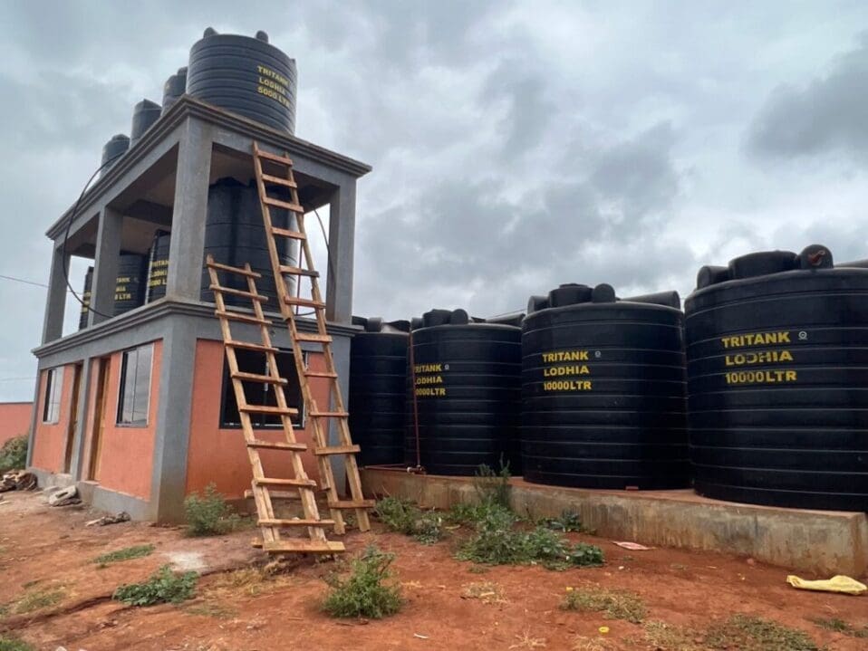 Main clean water supply tower