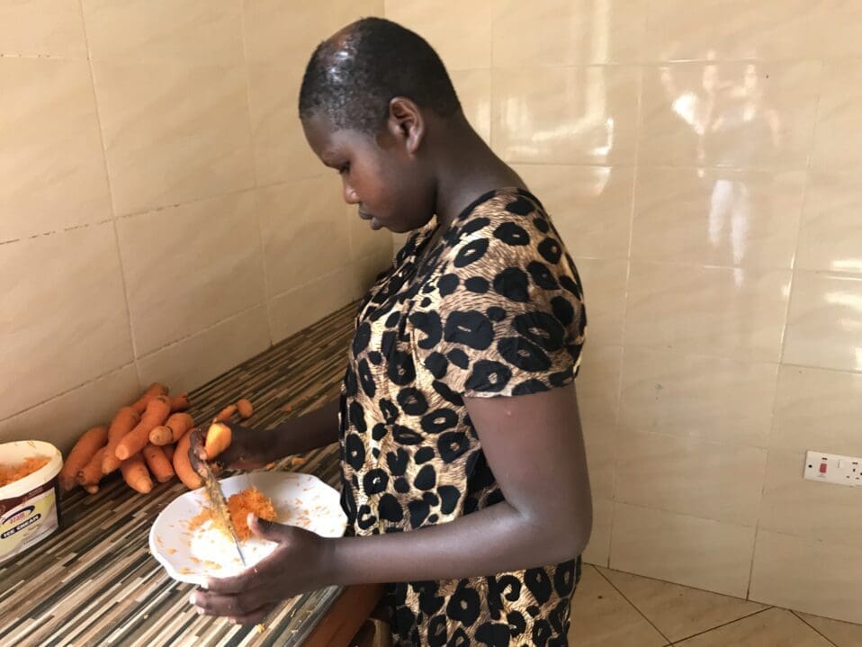 Neema in the kitchen