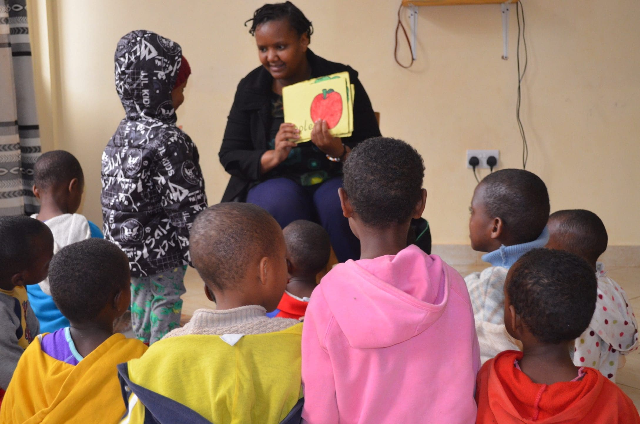 Diana, teaching the preschool class