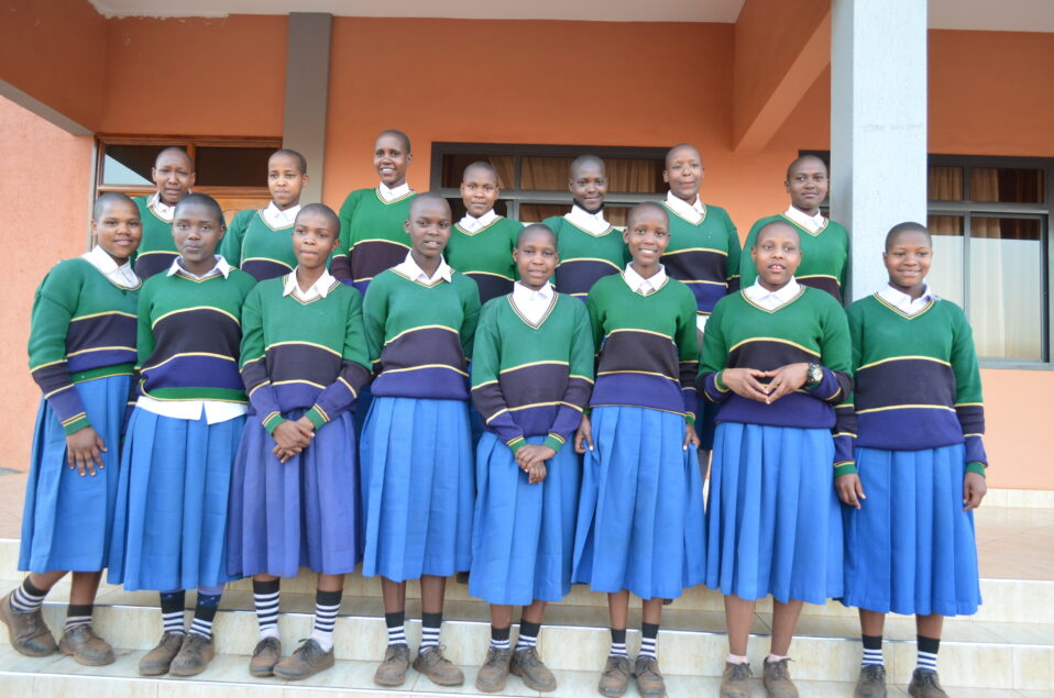 Class seven girls completed their exams and are waiting on their scores