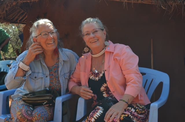 visitor with sister